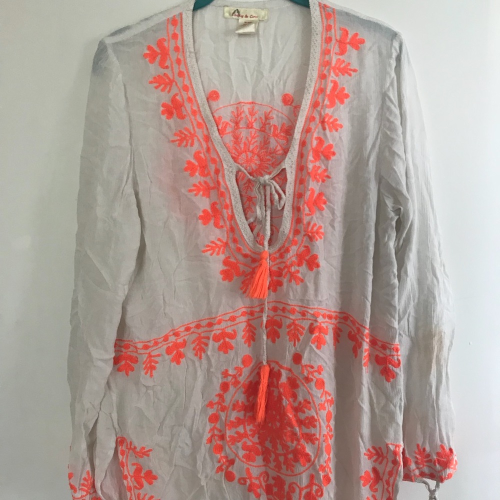 Boho beach cover up!